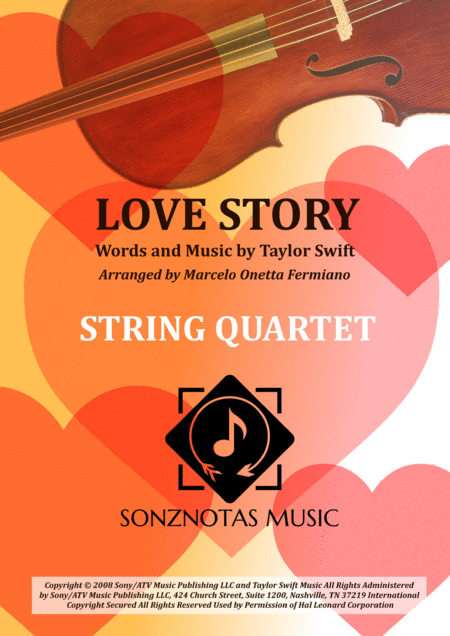 Free Sheet Music Love Story Sheet Music For String Quartet Score And Parts