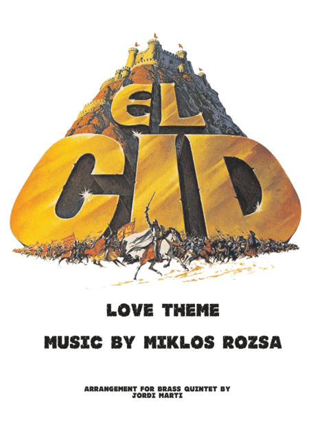 Love Theme From El Cid Instr Sheet Music