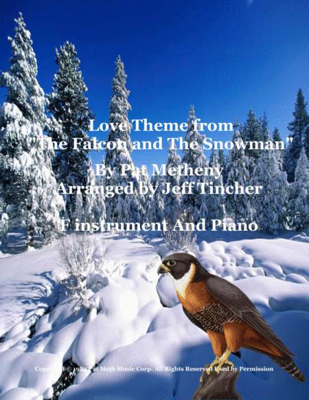Free Sheet Music Love Theme From The Falcon And The Snowman