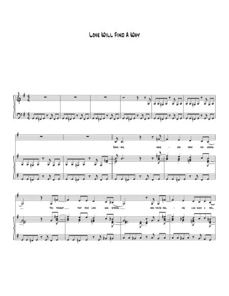 Free Sheet Music Love Will Find A Way