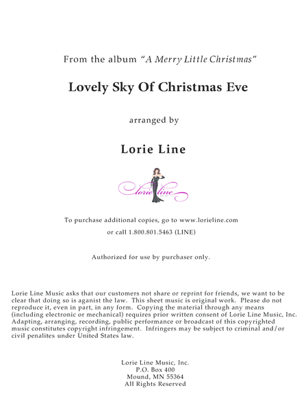 Free Sheet Music Lovely Sky Of Christmas Eve