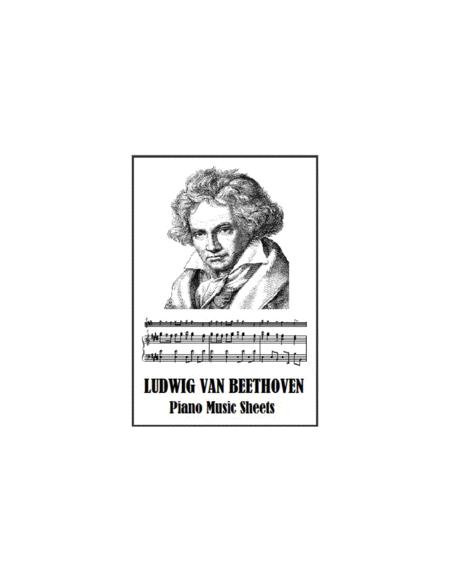 Ludwig Van Beethoven Piono Music Sheets Sheet Music