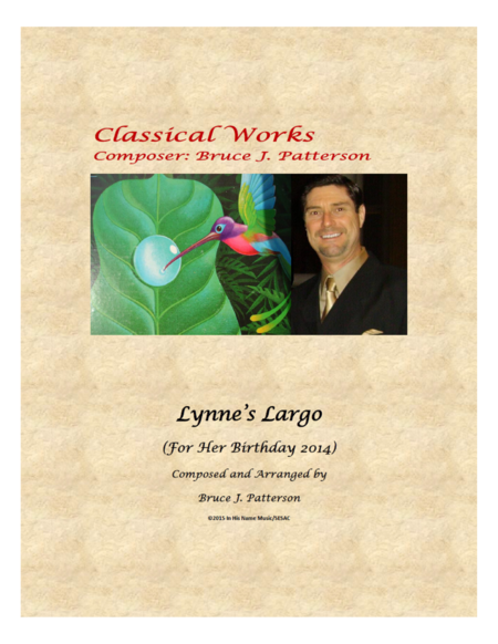 Free Sheet Music Lynnes Largo