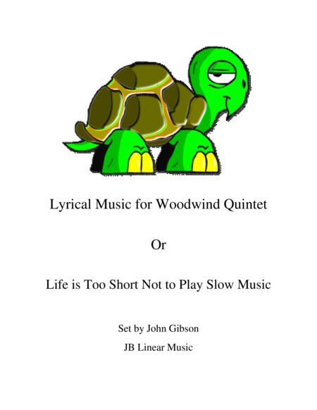 Free Sheet Music Lyrical Music For Woodwind Quintet