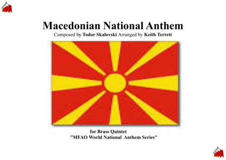Free Sheet Music Macedonian National Anthem For Brass Quintet