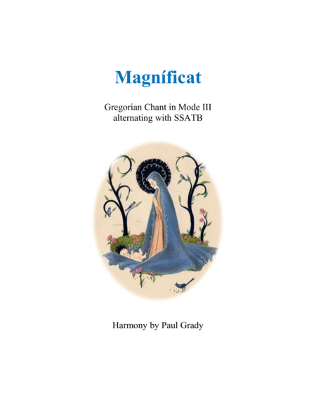 Free Sheet Music Magnificat In Mode 3 Chant Ssatb
