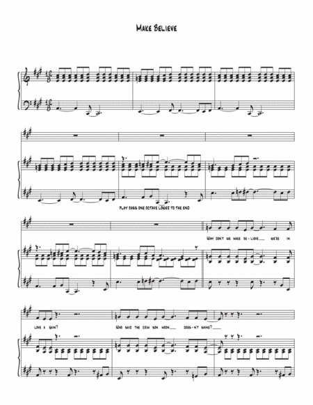 Make Believe Sheet Music