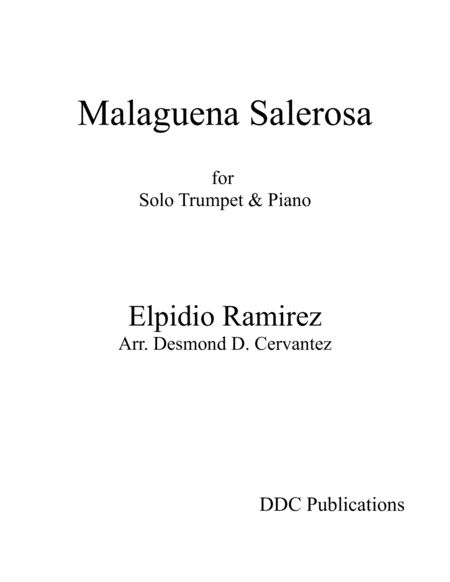 Free Sheet Music Malaguea Salerosa