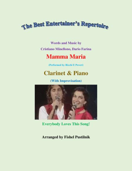 Mamma Maria With Improvisation For Clarinet And Piano Video Sheet Music