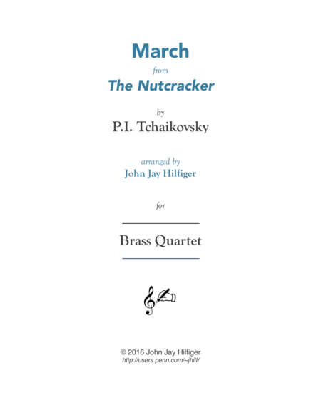 Free Sheet Music March From The Nutcracker