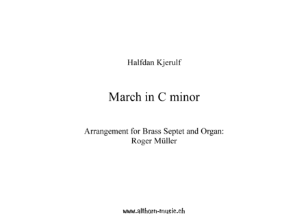 March In C Minor Sheet Music