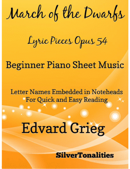 Free Sheet Music March Of The Dwarfs Beginner Piano Sheet Music