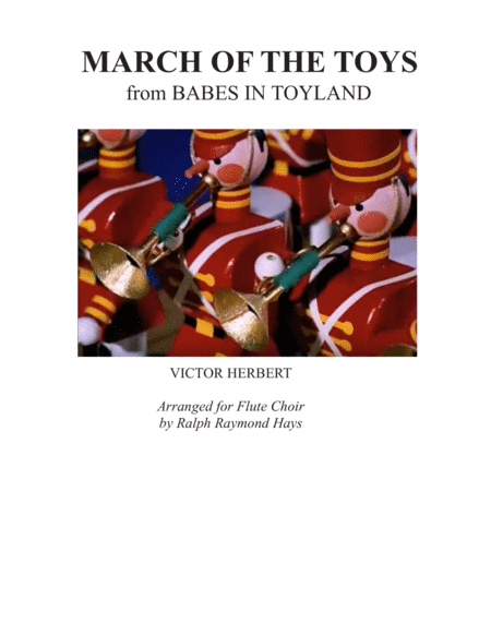 March Of The Toys For Flute Choir Sheet Music