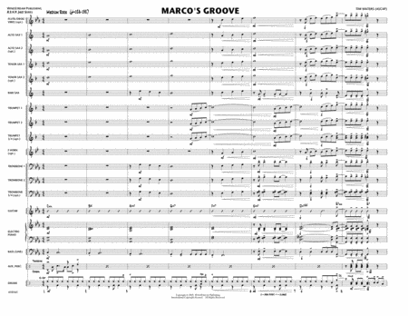 Free Sheet Music Marcos Groove