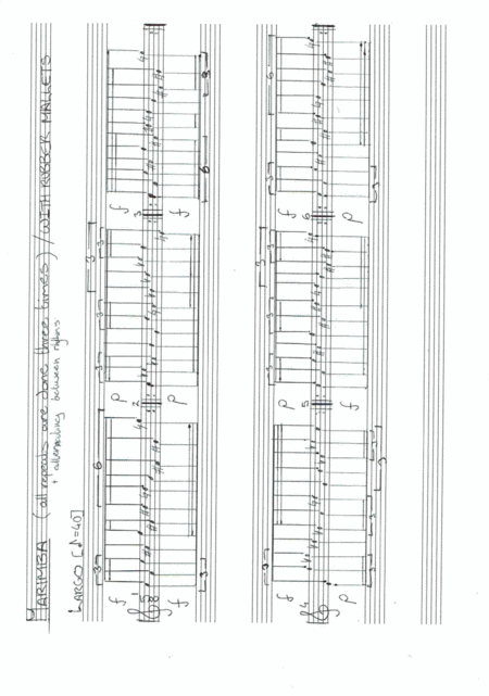 Marimba Solo Sheet Music