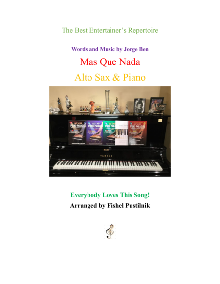 Free Sheet Music Mas Que Nada For Alto Sax And Piano