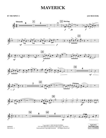 Free Sheet Music Maverick Bb Trumpet 2