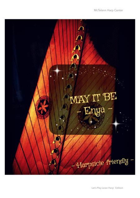 May It Be Enya Cover For Harpsicle And 27 Strings Lever Harp Only Score Sheet Music