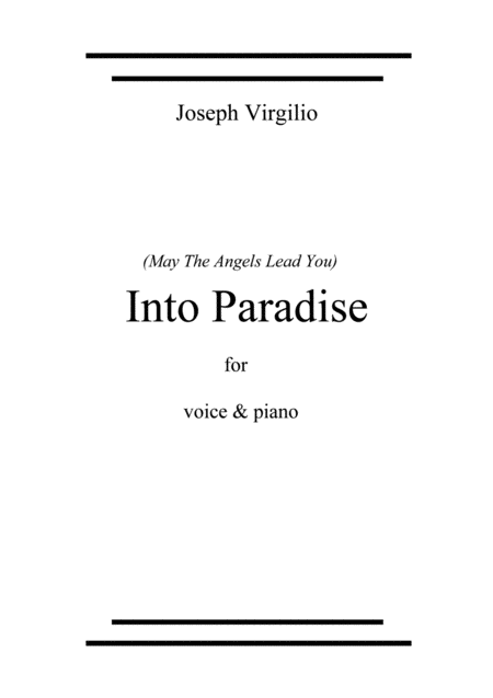 May The Angels Lead You Into Paradise Sheet Music