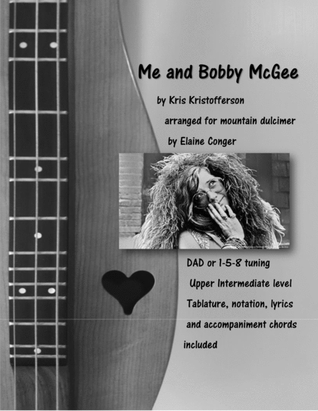 Me And Bobby Mcgee Sheet Music