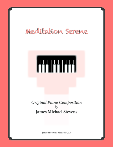 Meditation Serene Sacred Piano Sheet Music