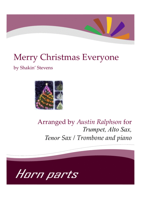 Free Sheet Music Merry Christmas Everyone Horn Parts And Piano