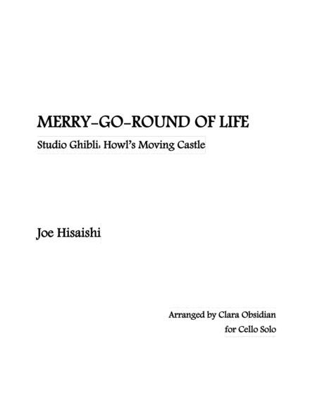 Merry Go Round Of Life Solo Cello Sheet Music