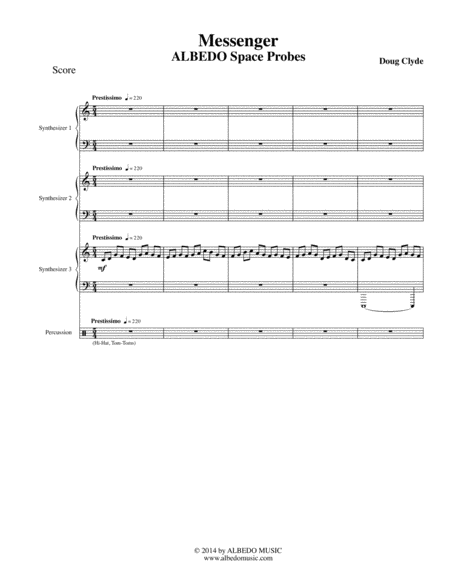 Messenger From Space Probes Sheet Music