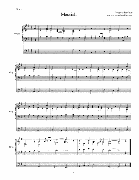 Messiah Prepare The Royal Highway Alternate Harmonization Sheet Music