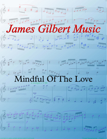 Free Sheet Music Mindful Of The Love