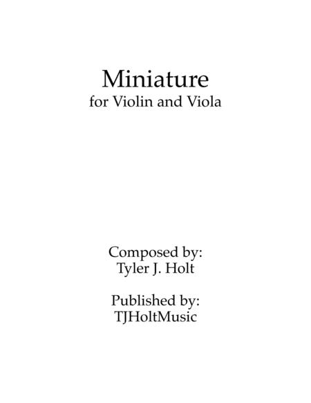 Free Sheet Music Miniature Op 16