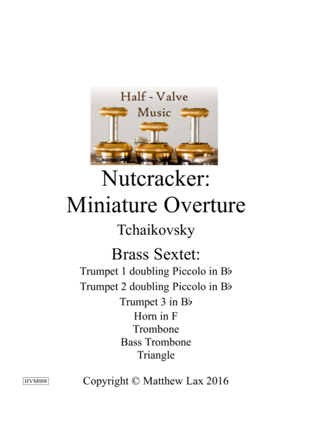 Miniature Overture From The Nutcracker Brass Septet Sheet Music