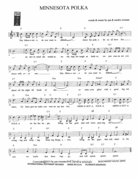 Minnesota Polka Sheet Music