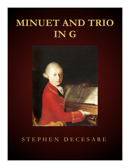Free Sheet Music Minuet And Trio In G
