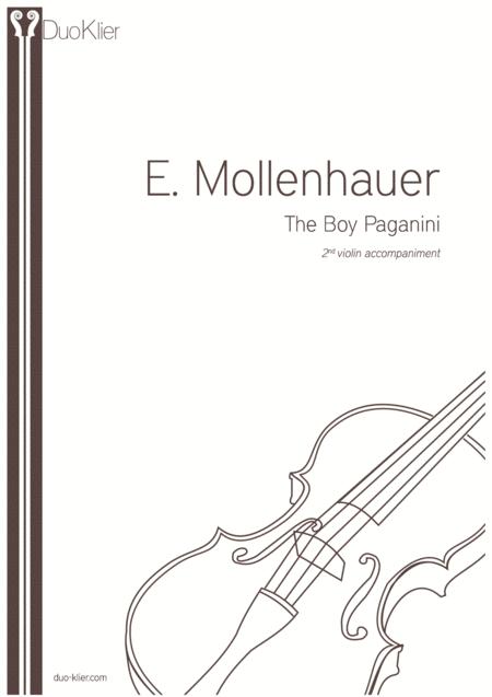 Mollenhauer The Boy Paganini 2nd Violin Accompaniment Sheet Music