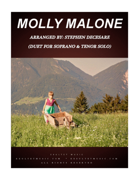 Free Sheet Music Molly Malone Duet For Soprano And Tenor Solo