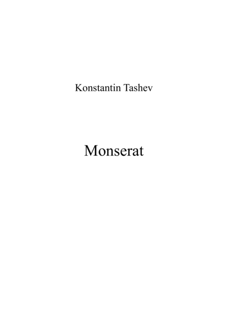 Free Sheet Music Monserat N1