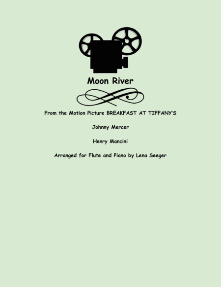 Free Sheet Music Moon River Flute And Piano