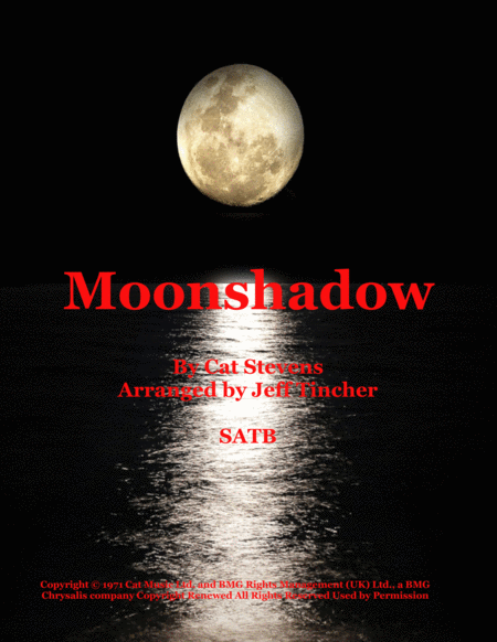 Free Sheet Music Moonshadow