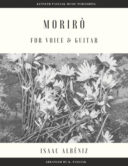 Morir For Voice And Guitar Sheet Music