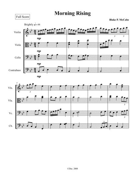 Morning Rising Sheet Music