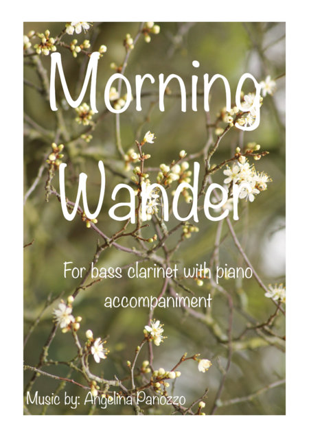 Free Sheet Music Morning Wander For Solo Bass Clarinet And Piano