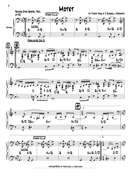 Free Sheet Music Motet