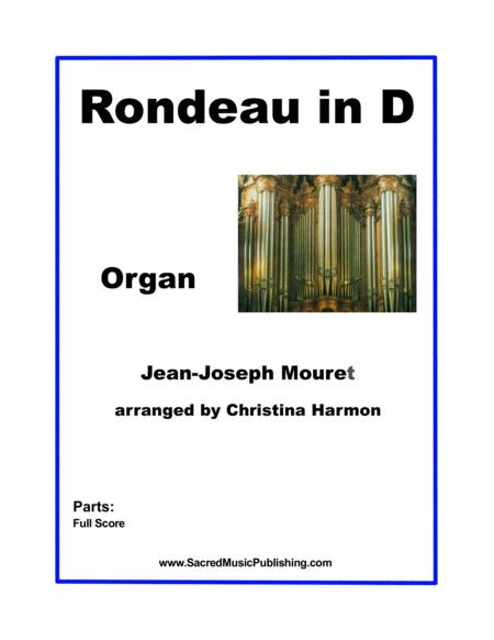 Mouret Rondeau In D Organ Sheet Music