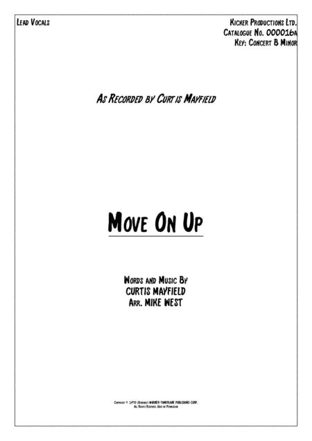 Free Sheet Music Move On Up Vocals