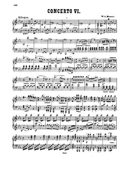 Mozart Piano Concerto No 22 In E Major K 482 Piano Solo Sheet Music