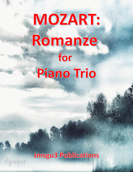 Mozart Romanze From K 525 For Piano Trio Sheet Music