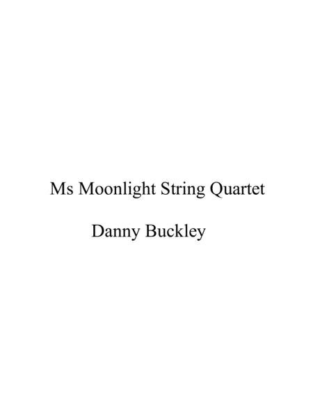 Free Sheet Music Ms Moonlight