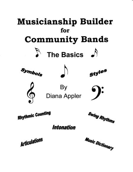 Musicianship Builder For Community Band Sheet Music