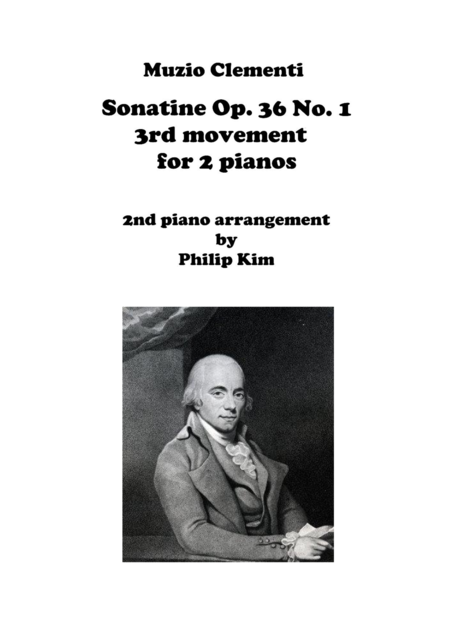 Muzio Clementi Sonatine Op 36 No 1 Third Movement For 2 Pianos Sheet Music